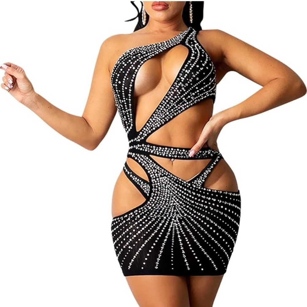 Sexy Rhinestone Dress
